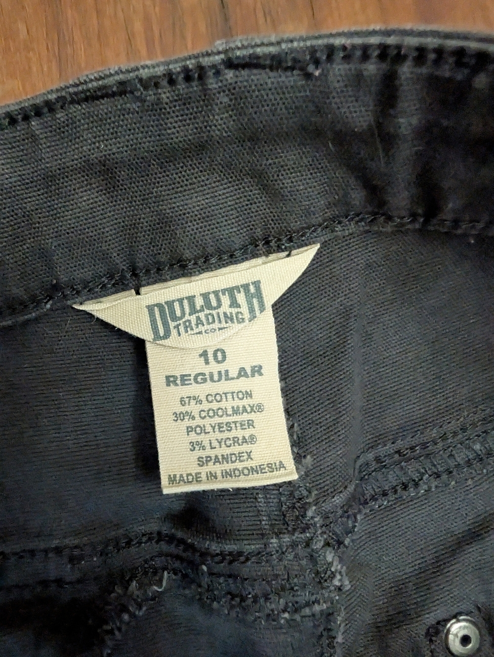 Ladies Duluth Trading Co Firehose Ankle Workpants - Picture 3 of 7